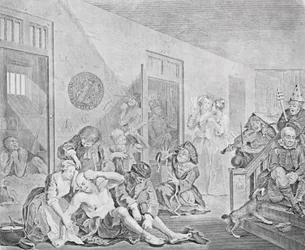 Scene in a Madhouse, från A Rake