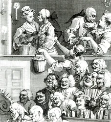 Den skrattande publiken, 1733