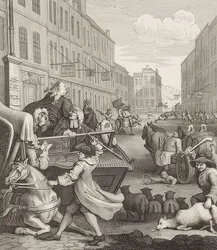 Det andra stadiet av grymhet. Från: Grymhetens fyra stadier / Grymhetens fyra stadier. 1751