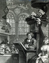 Den sovande församlingen, 1736
