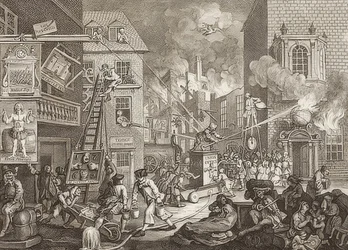 The Times , Platta 1 / Die Zeiten, Blatt 1. 1762