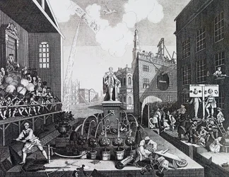 Tiderna. Tavla II 1762, av William Hogarth