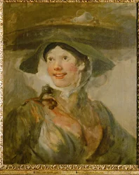 The shrimp girl (målning på duk)