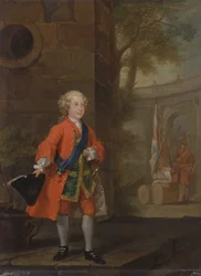 William Augustus, hertig av Cumberland, 1732.