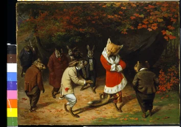 Hans majestät får (olja på duk)