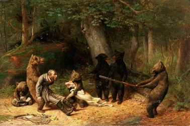 Skapar Game of the Hunter, 1880