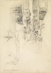 Gatubild, Kairo, 1854