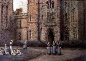 The Old Blind Asylum, Bristol (pastell på papper)