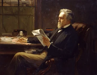 Porträtt av George Jacob Holyoake