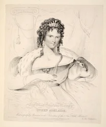 Hennes nådigaste majestät drottning Adelaide, mest respektfullt presenterad för prenumeranterna på New North Briton, pub. 1830