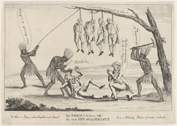 Vildarna släppte loss, eller lojalisternas grymma öde, 1783.