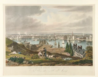 Baltimore Från Federal Hill