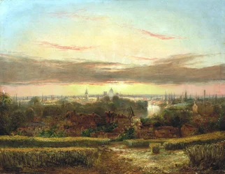 "Utsikt från ovan Wandsworth, Westminster och St Paul