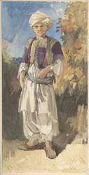 Stående turkisk yngling