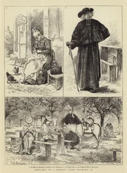 Sketcher in a Norman Cider Orchard, II