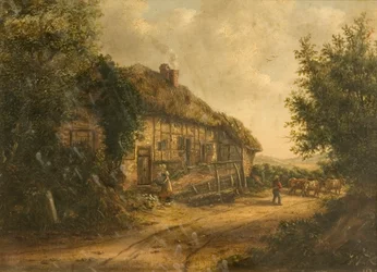 Stugor i Petersfield Hampshire, 1839