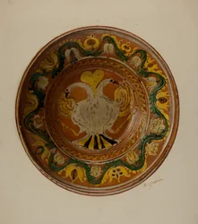 Pa. tysk maträtt, ca. 1938.
