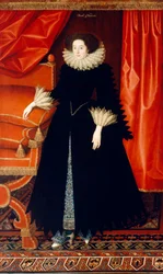 Elizabeth Bassett c.1615 (olja på duk)