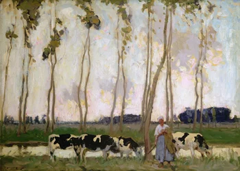 Breton Landscape (olja på duk)