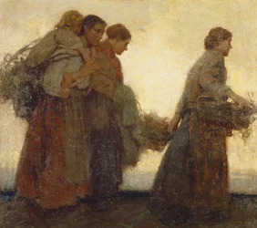 På dykarna, c.1910 (olja på duk)
