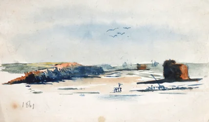 Blick västerut från Wimereux