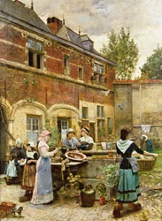 Almshus, Antwerpen, 1880