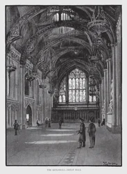 The Guildhall, Great Hall (litho)