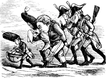 Illustration från boken The Rose and The Ring, av William Thackeray, 1855.