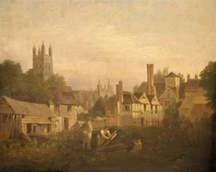 Gloucester från nordväst, ca 1820