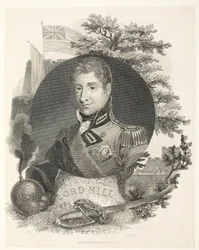 Generallöjtn Lord Hill KB, engr Brown, pub. Kinnersley, 1815
