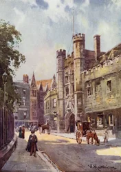 Gateway of Christs College från St Andrews Street
