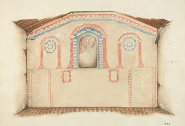 Väggmålning Reredos, 1939.