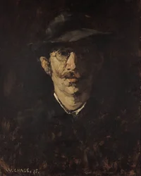 Porträtt av Hugo von Habermann