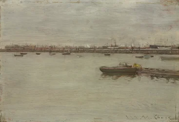 Grey Day on the Bay, ca. 1886.