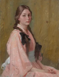 Mona, dotter till Mrs. R. William Merritt Chase, ca 1894