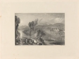 Abbotsford från Northern Bank of the Tweed