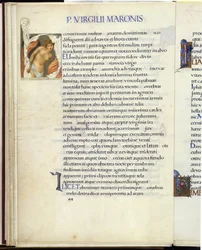 Cassandra bunden, sida 44 från Virgils "Aeneid"