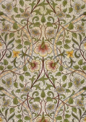 Dekorationsstoff. 1876-90