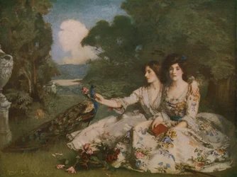Ack att våren skulle försvinna med rosen, 1903, c1930.