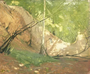 A Glade Near Midhurst (olja på duk)