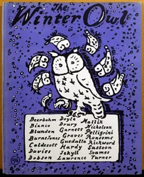 Omslag till "The Winter Owl", utgiven av Cecil Palmer, London