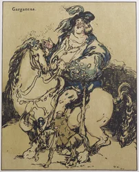 Gargantua, illustration från 