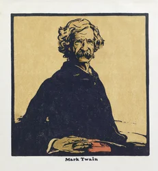 Mark Twain, från "Twelve Portraits - Second Series", först utgiven av William Heinemann