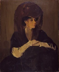 The Brown Veil Portrait of Mrs Harrington Mann, 1905.