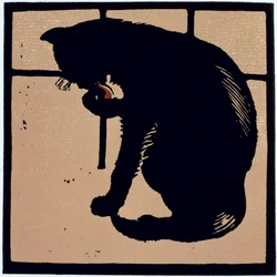 The Un-Common Cat, från "The Square Book of Animals", ursprungligen utgiven 1900 (lito i färg)