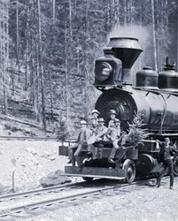 Canadian Railway Pioneers, cirka 1890 - foto av Nottman
