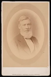 Porträtt av Asa Gray 1810-1888, före 1876.