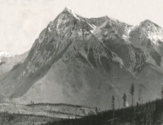 Klippiga bergen: Chancellor Peak, Leanchoil, Kanada, 1895.