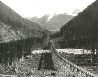 The Rockies: Loop som visar fyra spår, 1895.