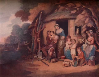 The Husbandmans - lördag kväll: Return from Labour, c1789